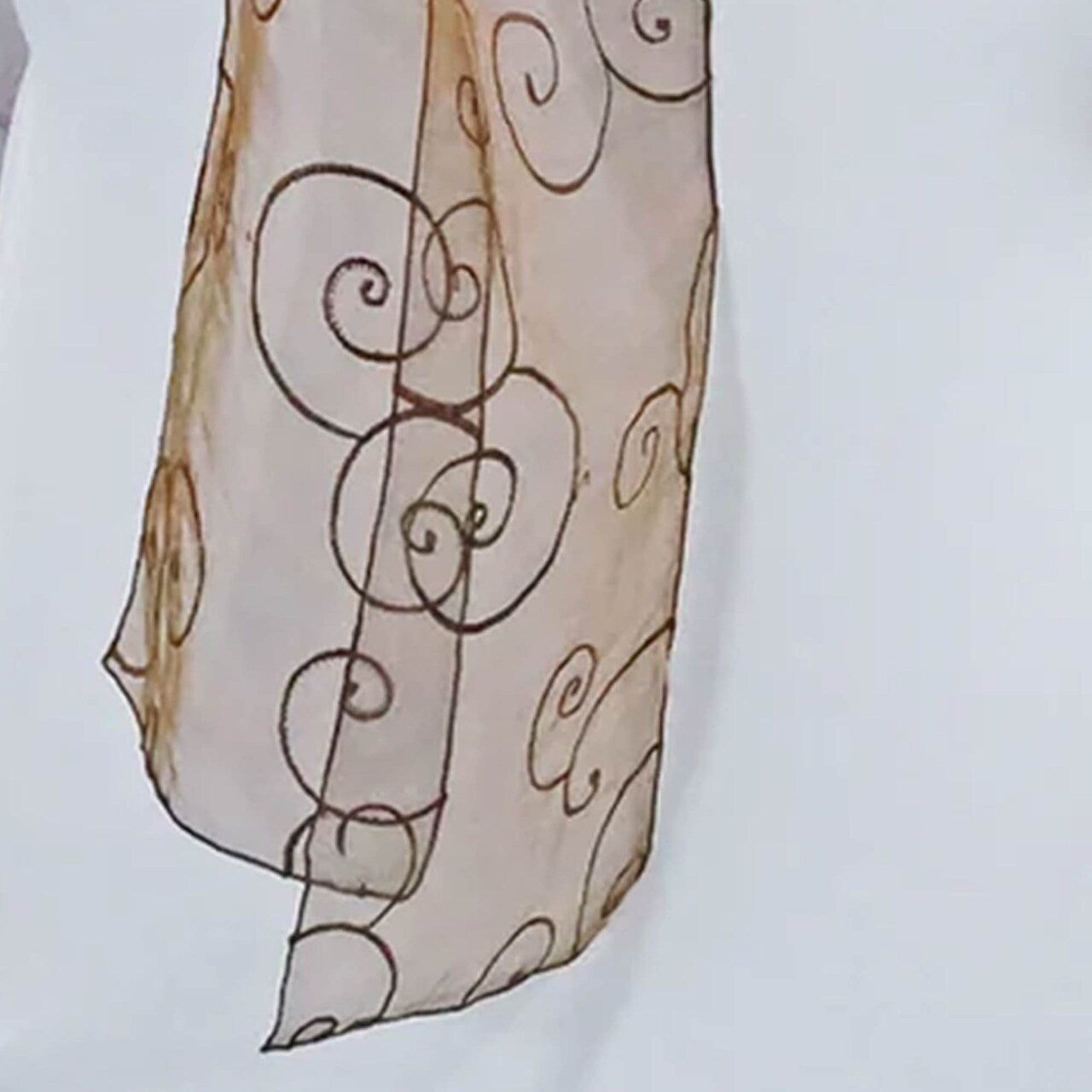 10 Pieces Chocolate Embroidered Organza Chair Sashes Elegant Event Chair Decor 8"x108"