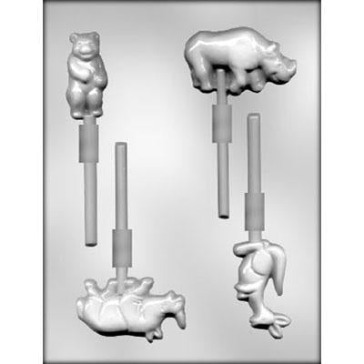 Animal Sucker Chocolate Mold