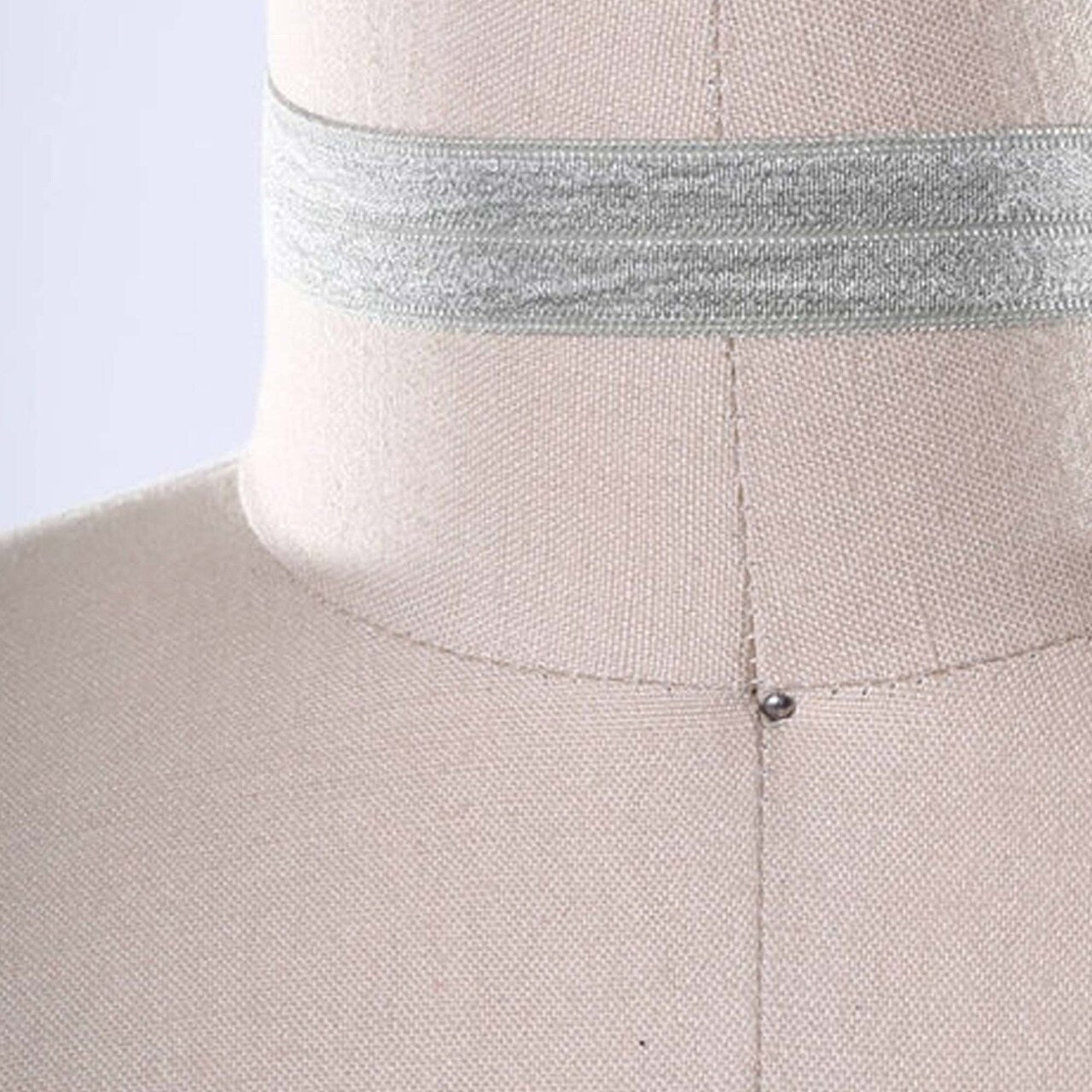 3 Yards 5/8" Moss Green Fold Over Elastic Face Mask Trim