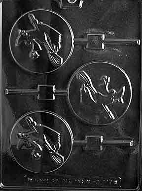 Witch Lolly Chocolate Mold