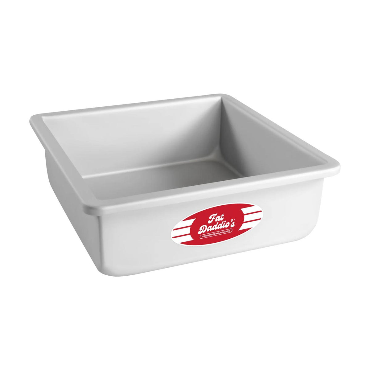 Fat Daddio's Anodized Aluminum Square Cake Pan, 8" x 8" x 3"