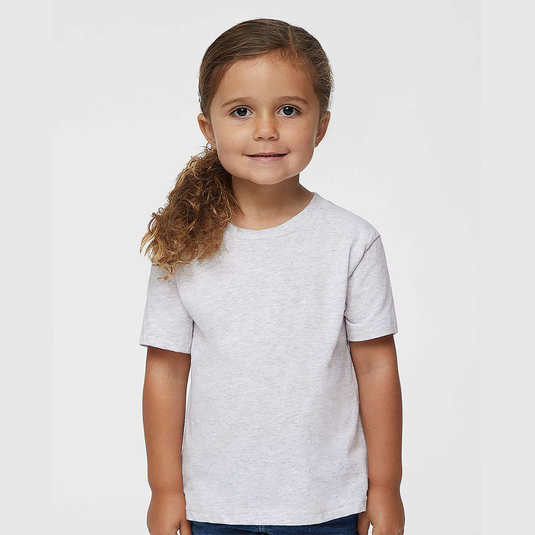 RADYAN® Toddler Cotton Jersey Crew Neck Short Sleeve Tee
