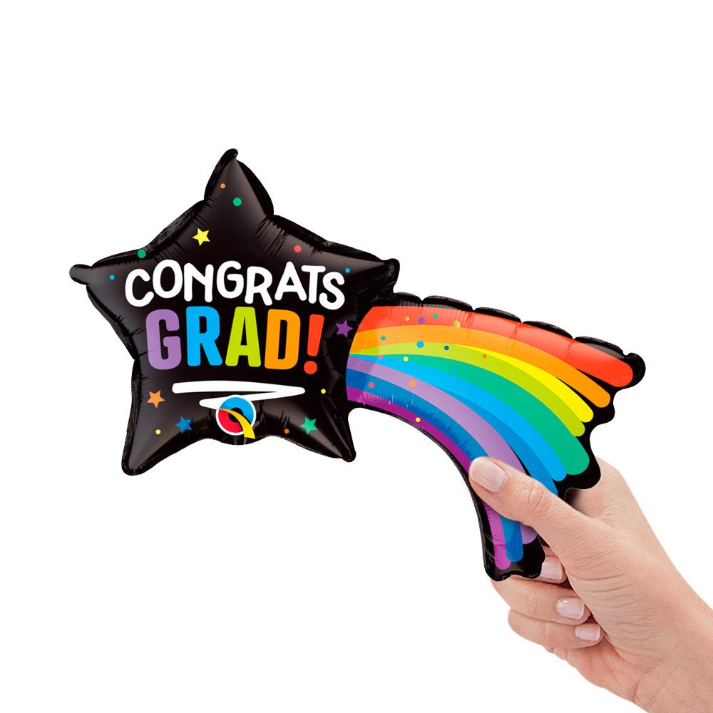 Foil Balloon Congrats Grad Shooting Star