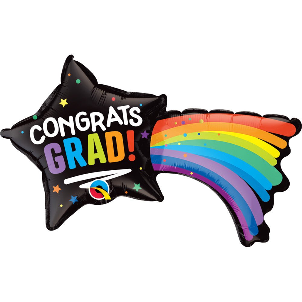 Foil Balloon Congrats Grad Shooting Star