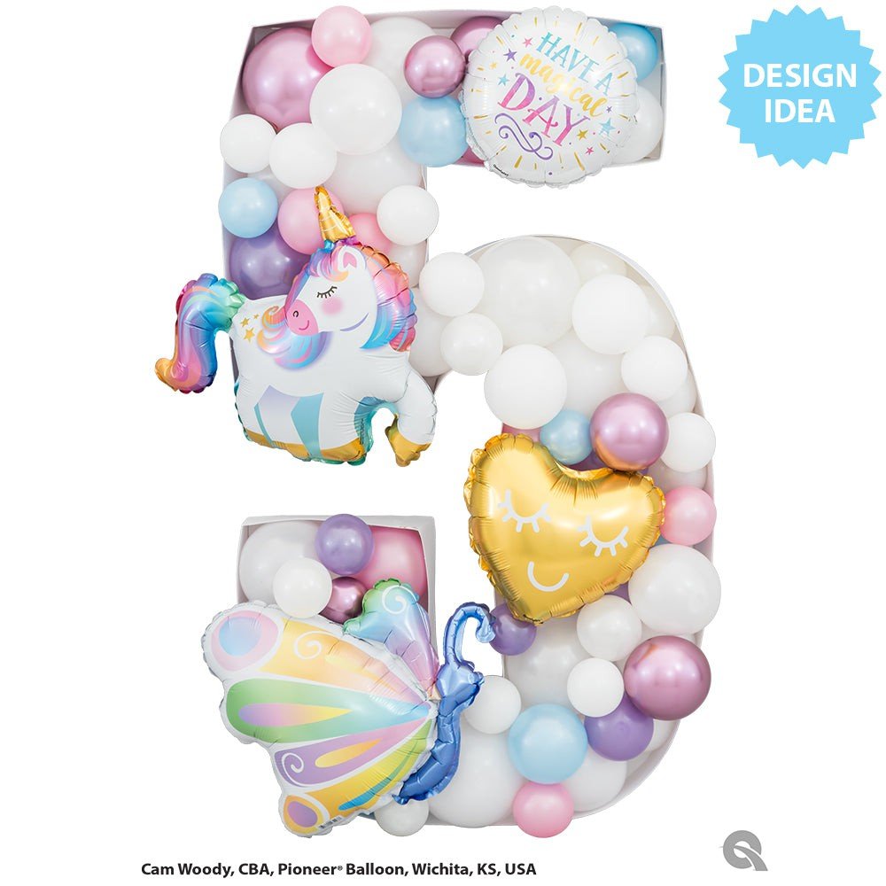 Mini Unicorn Foil Balloon
