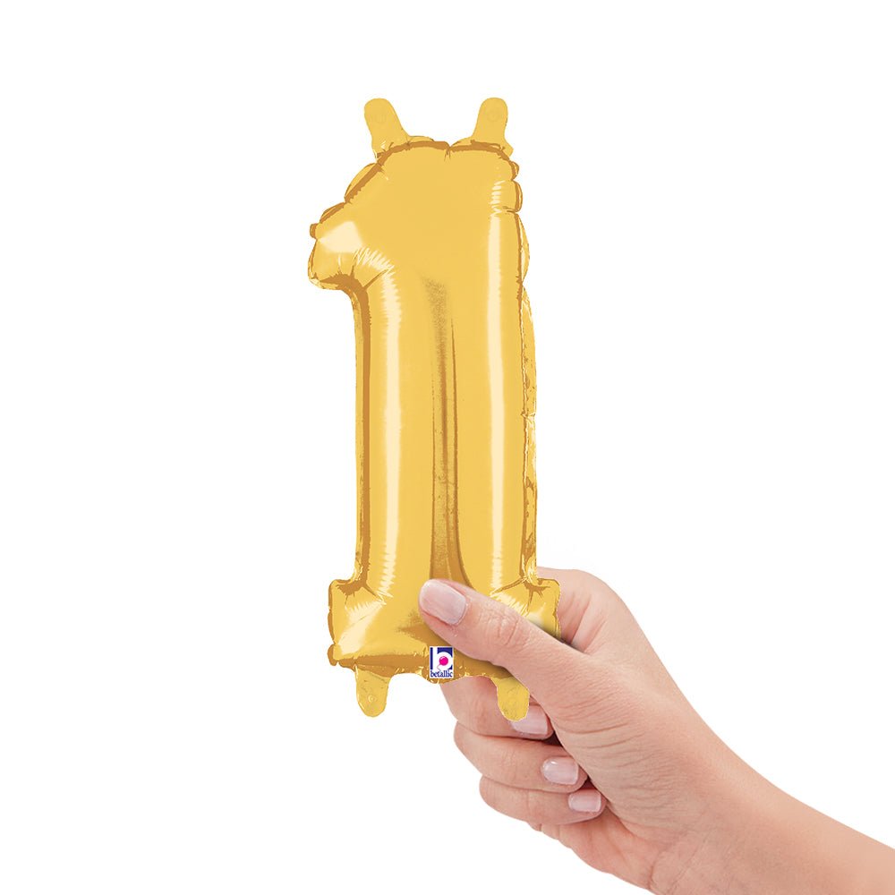 Foil Balloon Number 1 Gold Megaloon