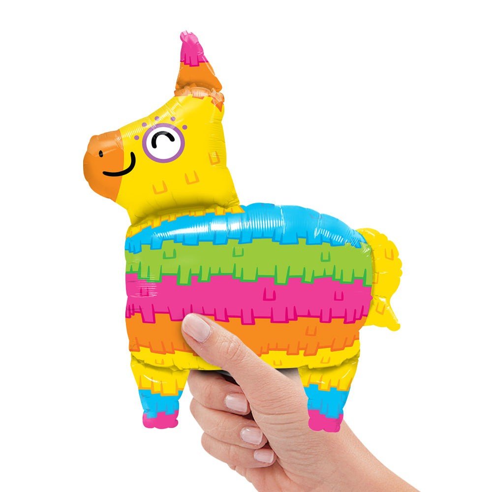 Foil Balloon Rainbow Piñata Mini Shape