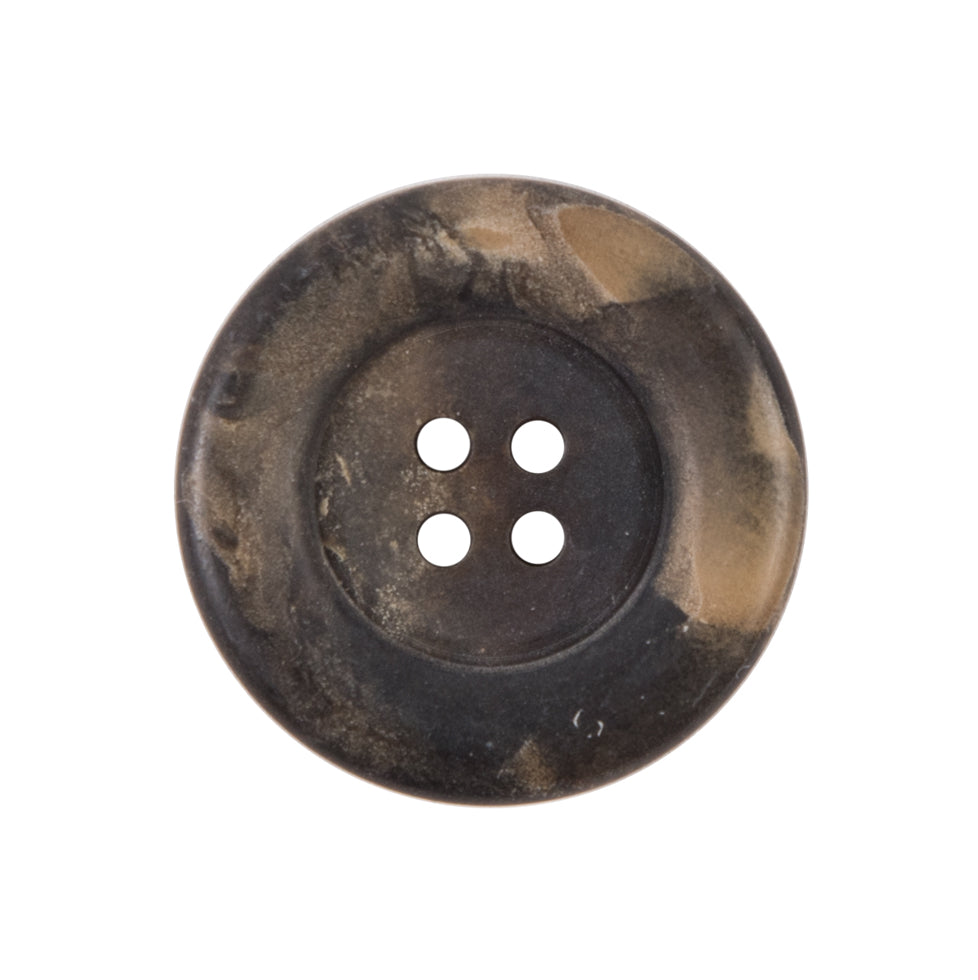 Brown Plastic Button - 40L/25.5mm