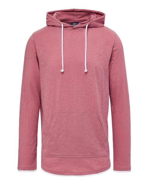 MV Sport Unisex Miles Slub Hooded Long Sleeve T-Shirt