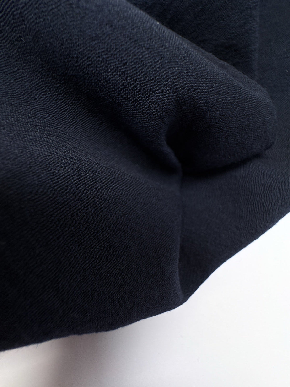 Viscose Cotton Crepe Blue