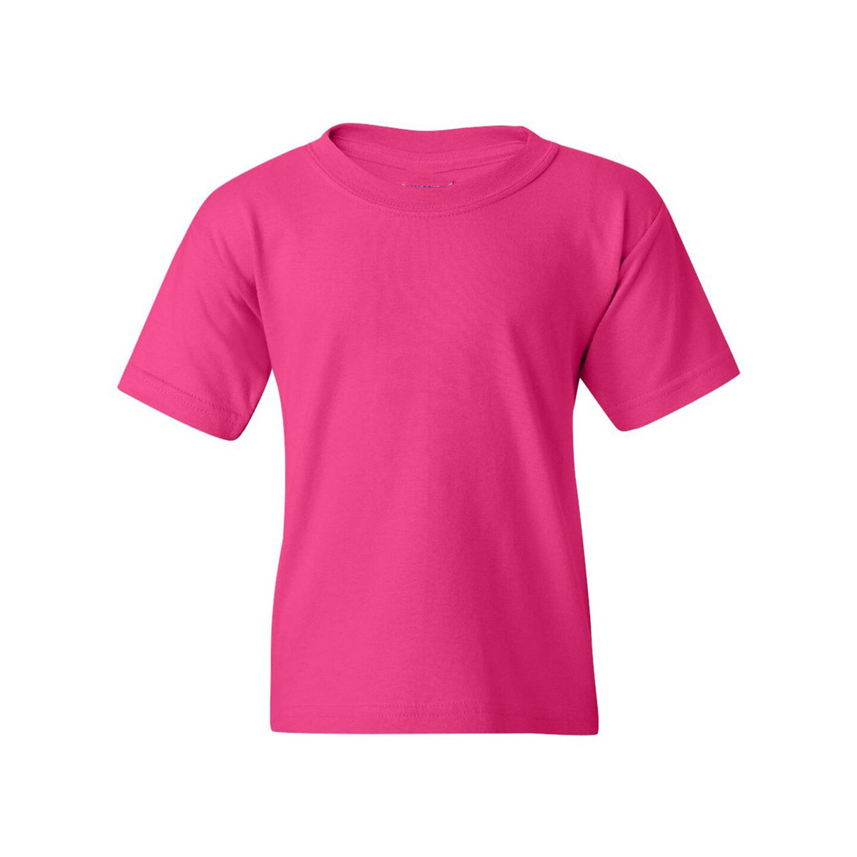 Youth Heavy Cotton Short Sleeve T Shirt | Breathable Durable Kids Cotton Tee | Classic Fit Everyday Youth Shirt