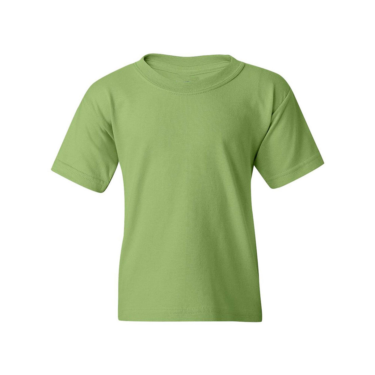Youth Short Sleeve Heavy Cotton T-Shirt Breathable and Long Lasting