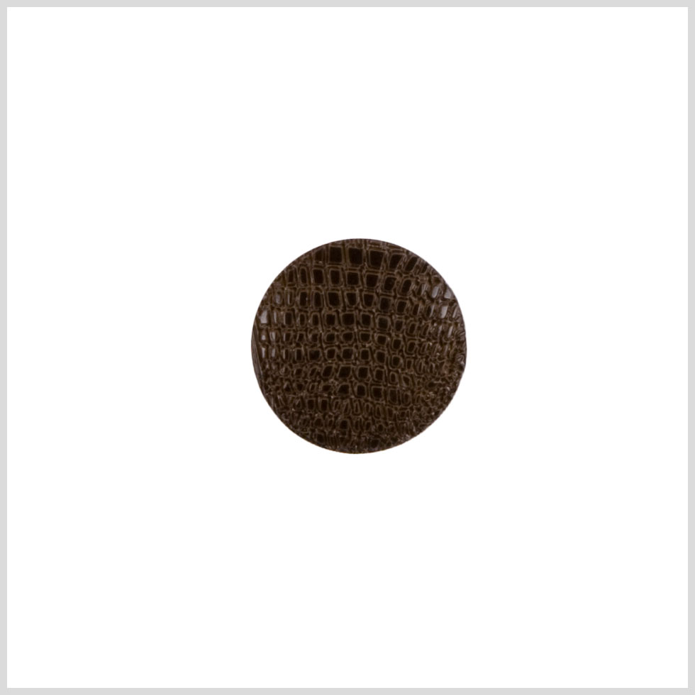 Brown Plastic Button - 40L/25.5mm