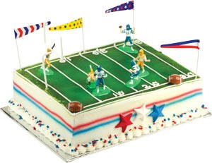 Football & Players Toppers Cake Kit / 1 set