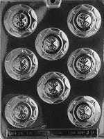 Firefighter's Badge Chocolate Mold - LPJ009