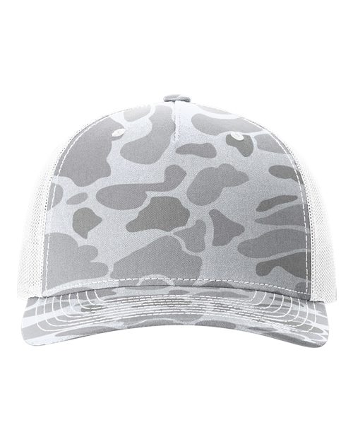 Richardson Printed Five-Panel Trucker Cap