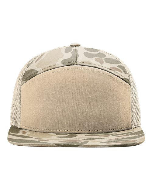 Richardson Printed Seven-Panel Trucker Cap