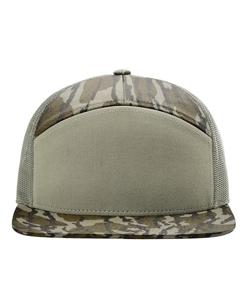Richardson Printed Seven-Panel Trucker Cap