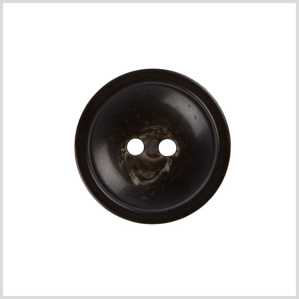 Brown Plastic Button - 40L/25.5mm