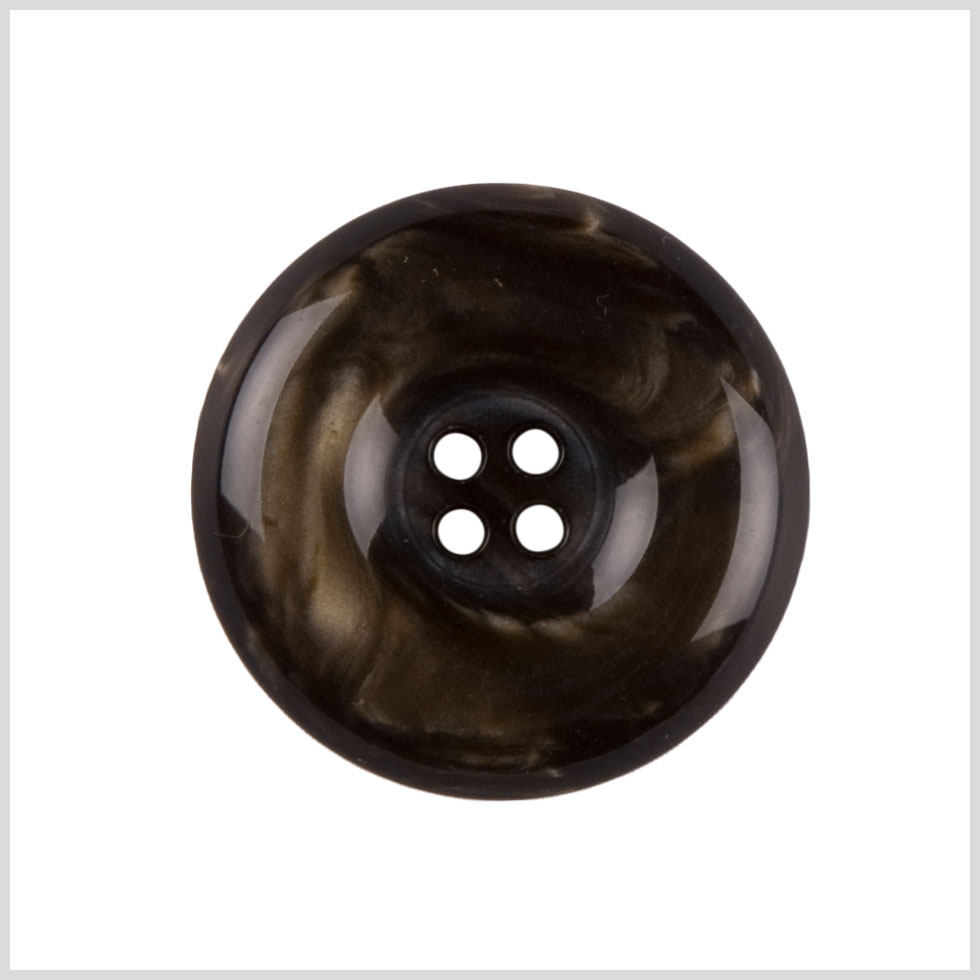 Brown Plastic Button - 40L/25.5mm