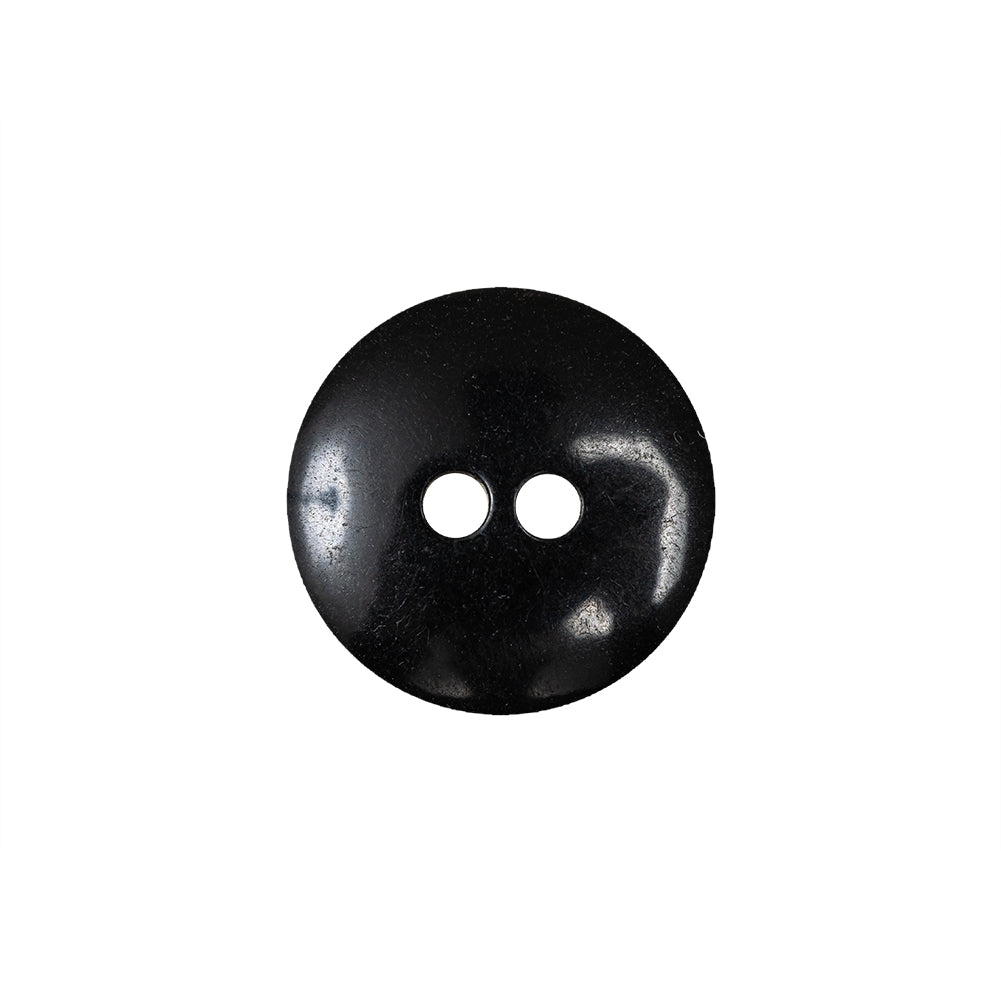Black and Gold Iridescent Disco Two-Hole Button - 28L/18mm