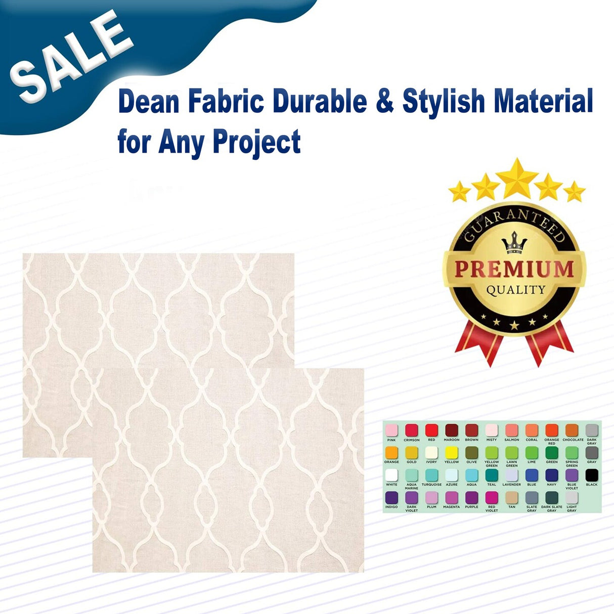 1 Yard Dean Fabric Durable & Stylish Material for Any Project
