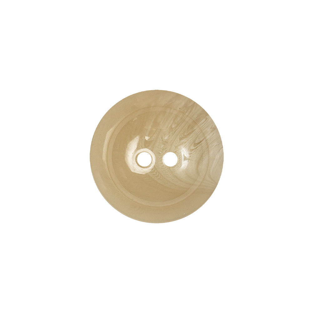 Cocoon Marbled 2-Hole Tire-Shaped Rim Plastic Button - 28L/18mm