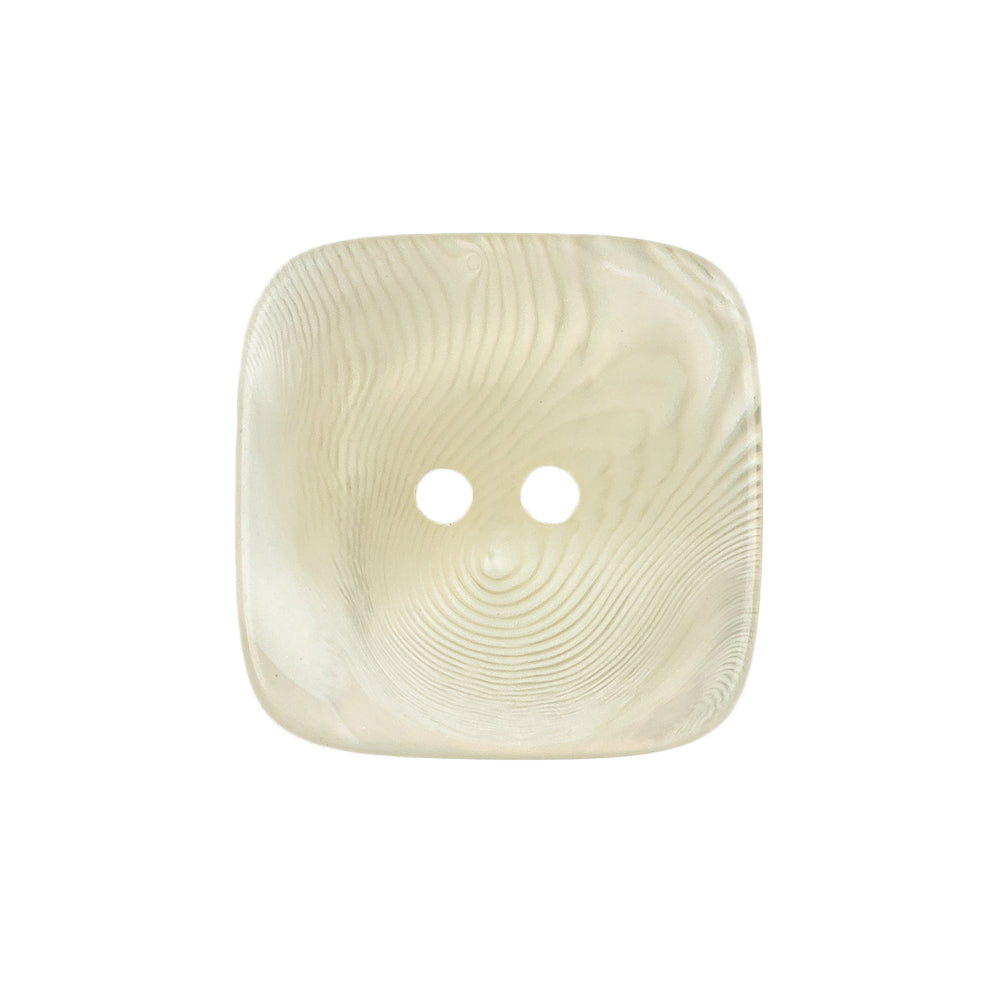 White Plastic Button - 42L/27mm