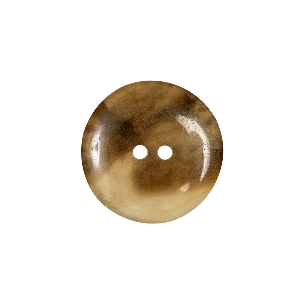 Biscuit and Coffee Abstract Two-Hole Plastic Button - 33L/21mm