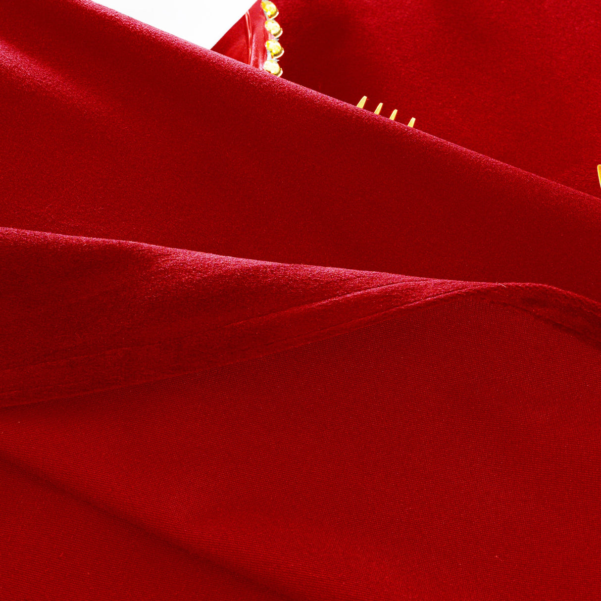 Round Velvet Tablecloth 120 Inch Red