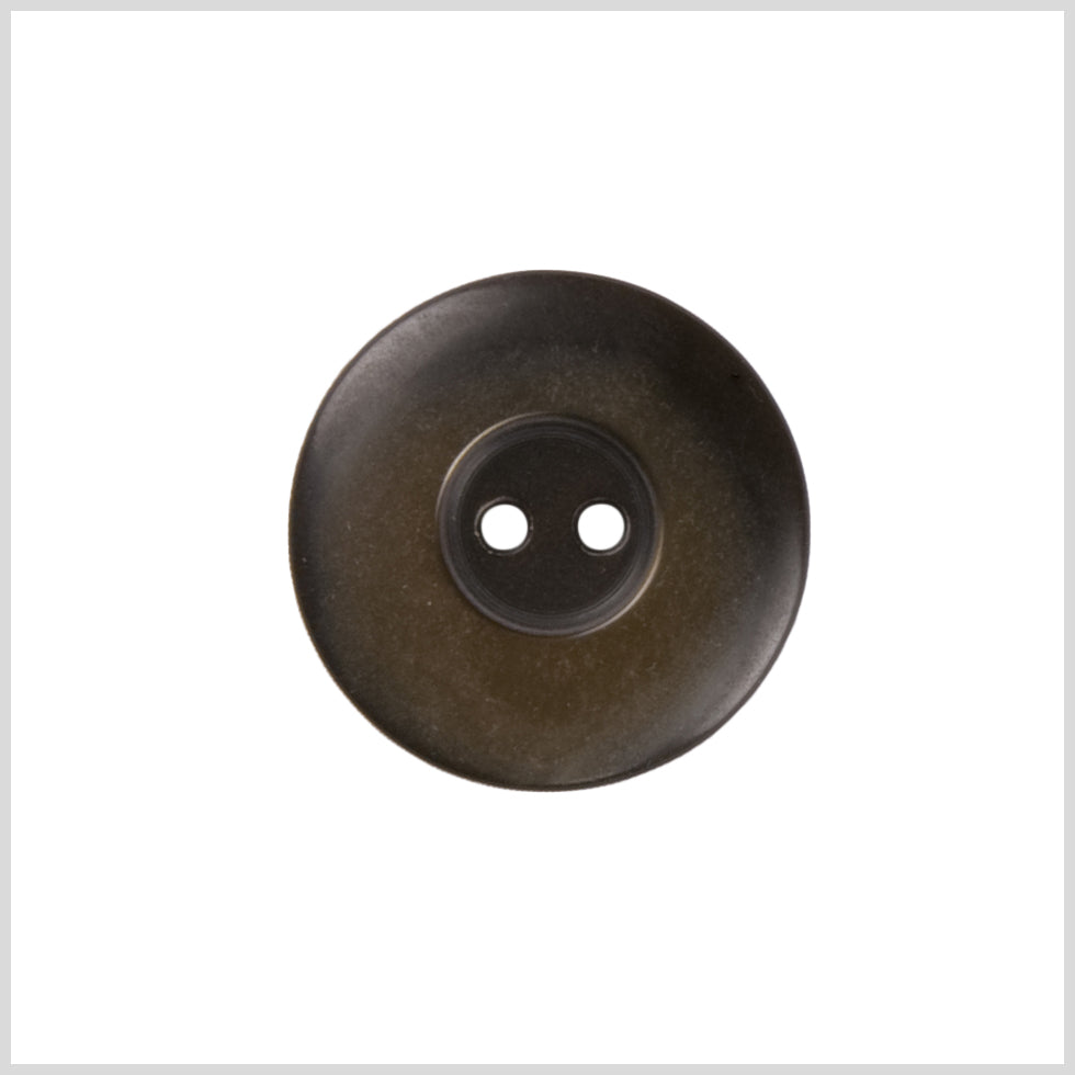 Plastic 2-Hole Button - 36L/23mm - Dark Brown Ombre