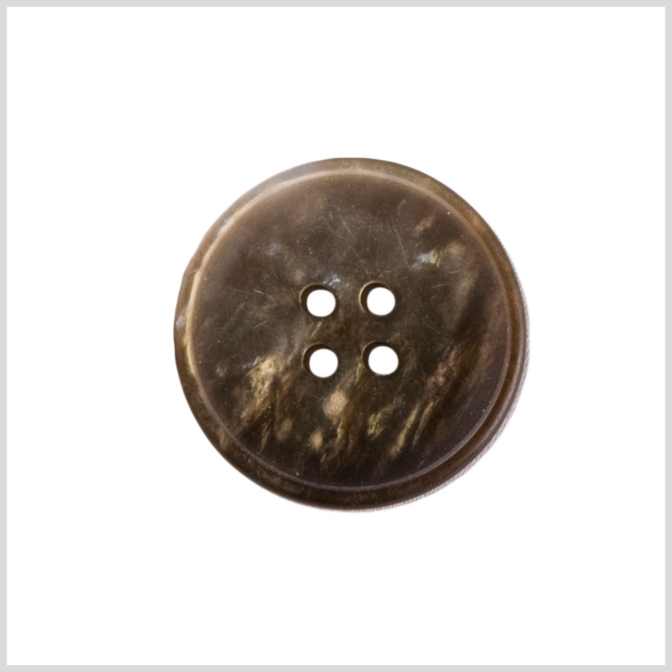 Brown Plastic Button - 20L/12.5mm