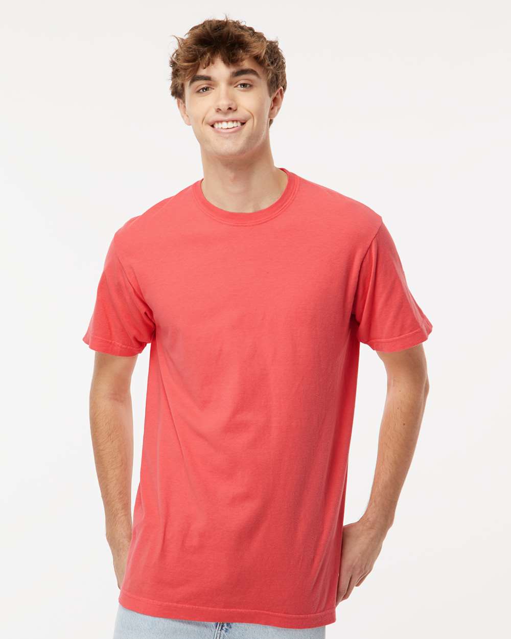 Vintage Garment-Dyed Crewneck Short Sleeve T-Shirt