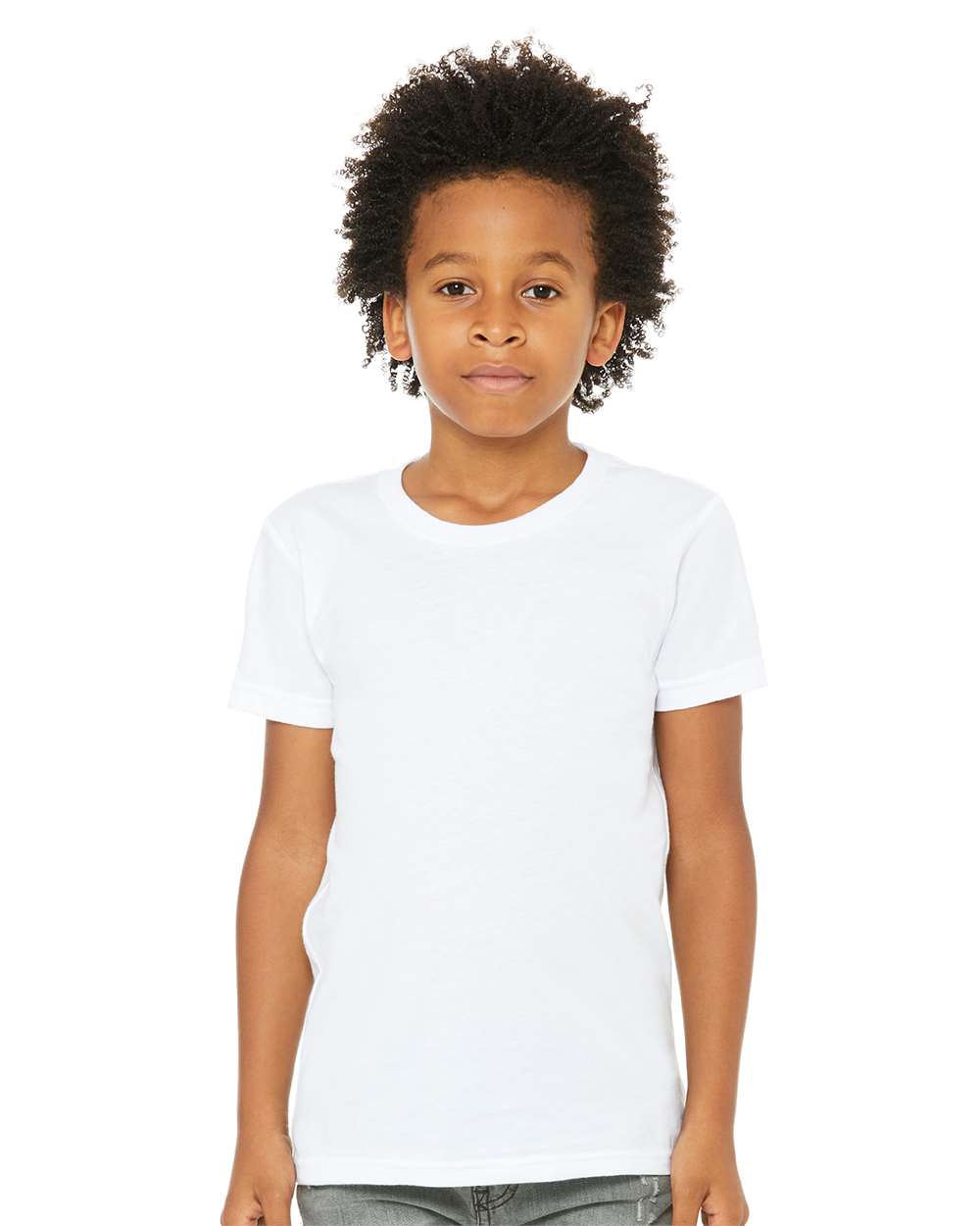 BELLA + CANVAS® Youth CVC Jersey Crew Neck Short Sleeve Tee - 3001YCVC