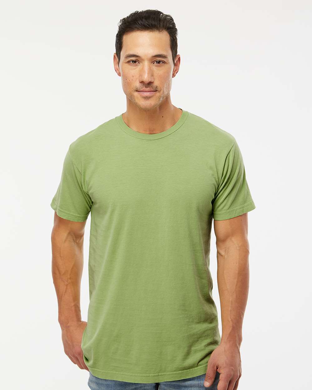 Vintage Garment-Dyed Crewneck Short Sleeve T-Shirt