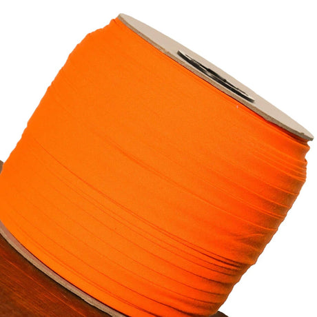 5 Yards Three 3/4" Bright Orange Bias Tape Polycotton for Quilting and Tailoring