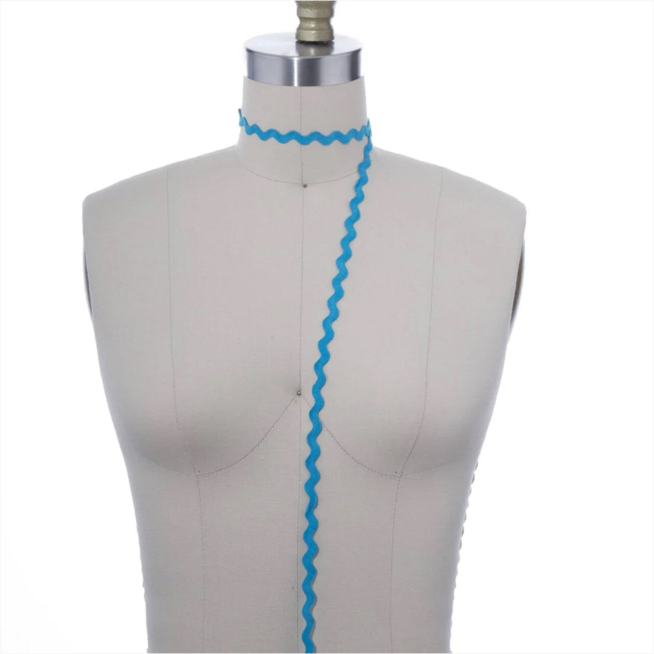 3 Yards Aqua Blue Ric Rac Ribbon Trim Decorative Zigzag Ribbon for Crafts & Sewing