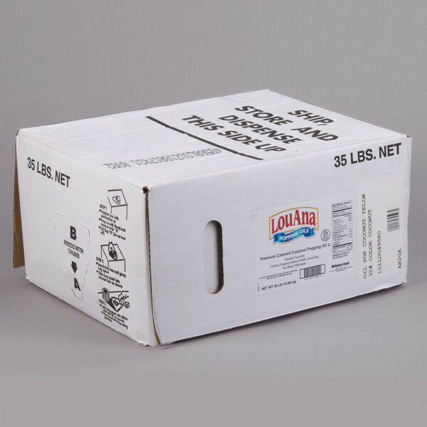LouAna 35 lb. Bag-in-Box Yellow Coconut Oil
