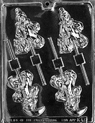 Clowns Lolly Chocolate Mold - LPK047