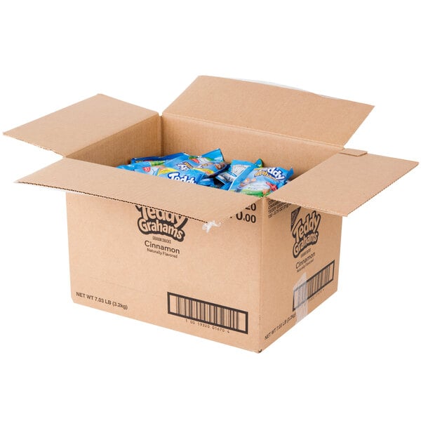 Nabisco Teddy Grahams .75 oz. Cinnamon Flavored Snack Pack - 150/Case