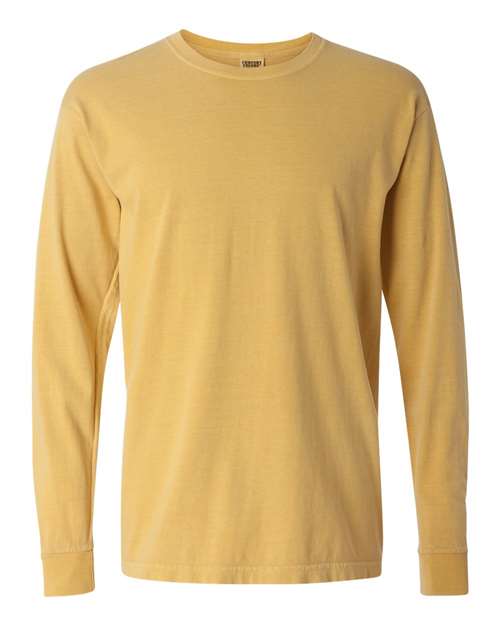 Comfort Colors® Garment-Dyed Heavyweight Crewneck Long Sleeve T-Shirt