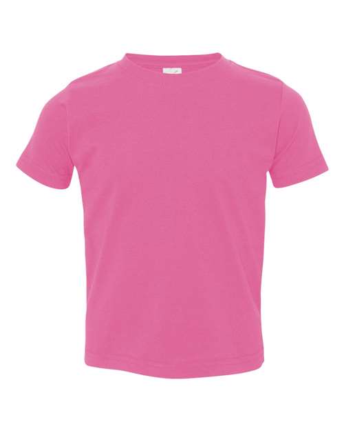 RADYAN® Toddler Crewneck Short Sleeve Fine Jersey Tee