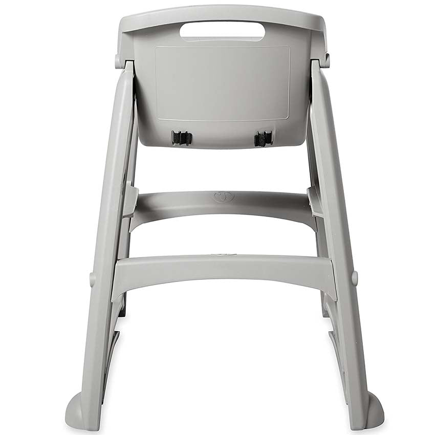 Rubbermaid FG781408PLAT Sturdy Chair High Chair without Wheels, Platinum