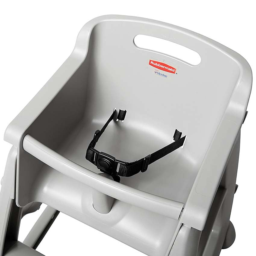 Rubbermaid FG781408PLAT Sturdy Chair High Chair without Wheels, Platinum