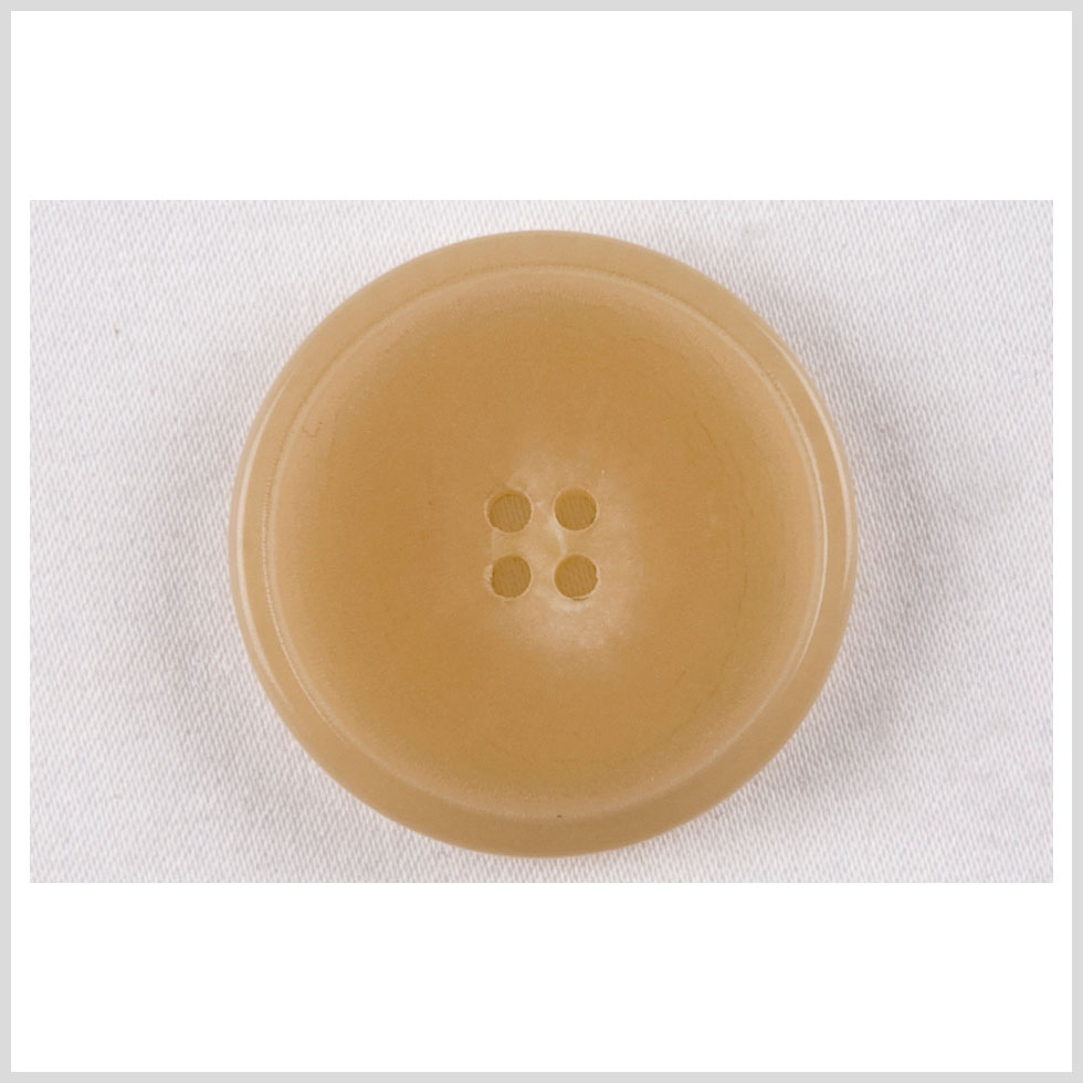 Beige Horn Blazer Button - 32L/20mm