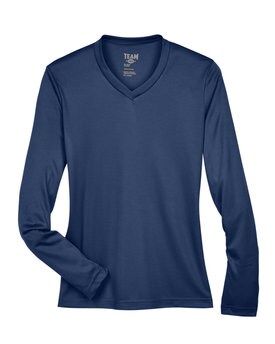 Team 365® V Neck Ladies Zone Performance Long Sleeve T-Shirt