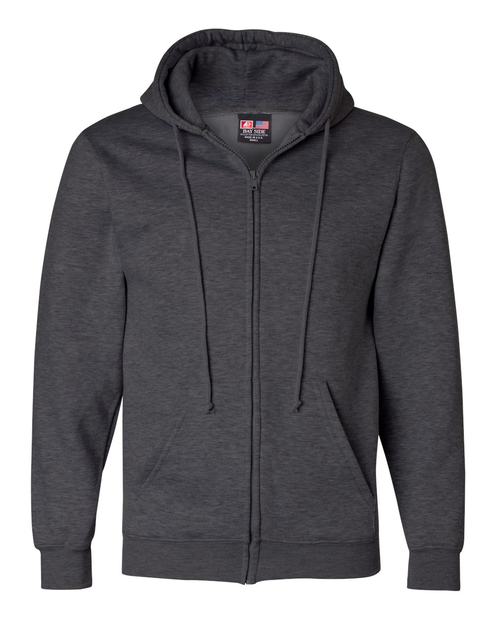 Bayside® USA-Made Full Zip Hooded Sweatshirt