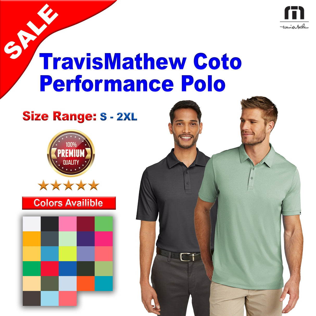 TravisMathew® Coto Performance Polo