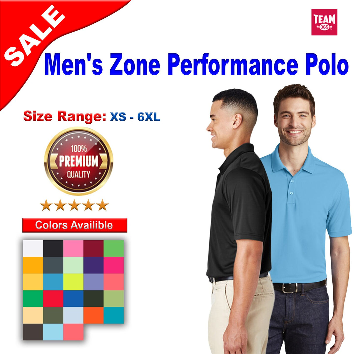 Team® Men's Zone Performance Polo