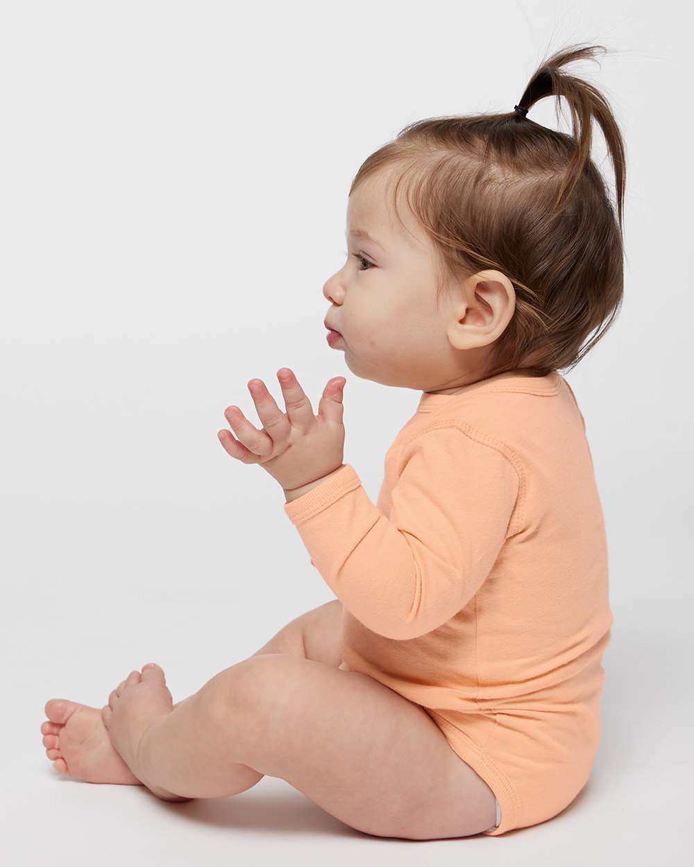 RADYAN® Infant Fine Jersey Long Sleeve Bodysuit